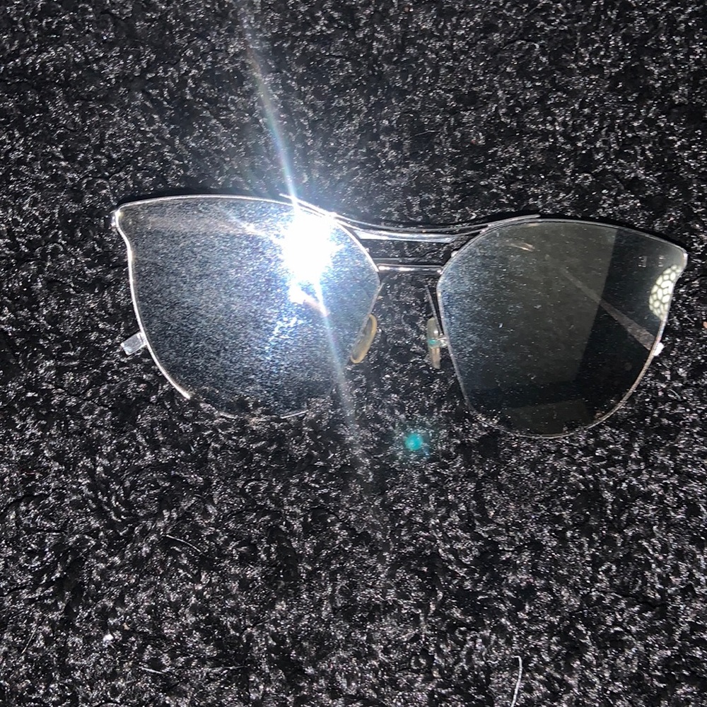Silver Reflective Sunglasses